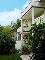 Balkon und Garten